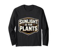 La Luce del Sole è per Le Piante Funny Night Shift Worker Midnight Owl Maglia a Manica