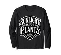 La Luce del Sole è per Le Piante Funny Night Shift Worker Owl Midnight Maglia a Manica