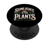 La luce del sole è per le piante Goth Gothic Sunshine PopSockets PopGrip Adesivo