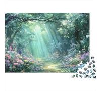 La luce della foresta Puzzles 1000 Pezzi In Colori Brillanti, Un Gioco Di Puzzle Per Pace Interiore, Ideale Per Attività in Famiglia, Regalo Di Compleanno Originale 70x50cm/1000pc