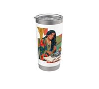 LA LUCE DELLA MIA ALGERIA DZ AMAZIGH Bicchiere termico in acciaio inox doppia parete