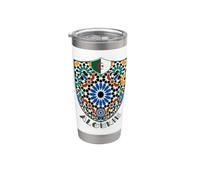 LA LUCE DELLA MIA ALGERIA DZ AMAZIGH Bicchiere termico in acciaio inox doppia parete