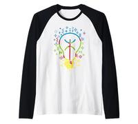 LA Luce della MIA Cultura Kabyle AMAZIGH Maglia con Maniche Raglan
