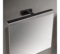 la Luce Dello Specchio Nordico Condotta Impermeabile Della Lampada Del Gabinetto Dello Specchio Del Bagno Anti Nebbia Trucco Luce Della Parete Dell'Alluminio per la Famiglia, L'Hotel/Black 62Cm