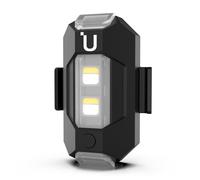 La luce flash del drone lampeggia in 3 colori, lenta, veloce, anticollisione