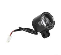 La luce impermeabile 48V della testa del motorino dell'ABS facile installa | Guscio in ABS impermeabile, design resistente alle intemperie, uso esterno, finitura nera