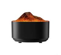 La luce notturna colorata e le prestazioni silenziose rendono questo umidificatore perfetto per rilassarsi funziona per 8 ore (nero)