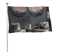 La luce splende nella stanza Bandiera 88,9 x 149,9 cm per esterni su entrambi i lati bandiere da giardino bandiere di benvenuto banner decorazione per cortile portico prato