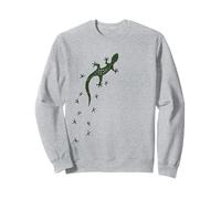 La Lucertola retrò Segue Le Tracce della salamandra Geco Felpa