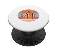 la lumaca ha un materasso ad aria arrotolato come una casa PopSockets PopGrip Adesivo