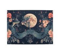 La Luna e il Grande Serpente Verde Puzzle In Legno 500 Pezzi Jigsaw Puzzle Per Adulti Impegnativo Puzzle Per Il Gioco Dimensioni 15 "X20.4"