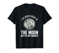 La Luna Non Sono Mai Stato A Astronomia Nerd Maglietta