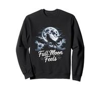 La luna piena si sente Halloween Felpa