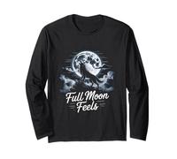 La luna piena si sente Halloween Maglia a Manica