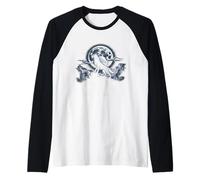 La luna piena si sente Halloween Maglia con Maniche Raglan