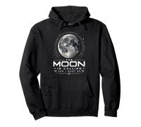 La Luna Sta chiamando e Devo Andare Amante dell'astronomia lunare Felpa con Cappuccio