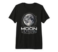 La Luna Sta chiamando e Devo Andare Amante dell'astronomia lunare Maglietta Premium