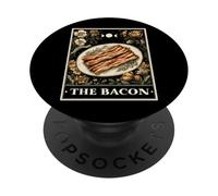 La luna strega dei tarocchi della pancetta PopSockets PopGrip Adesivo