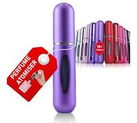 La Lune Nebulizzatore per profumo, ricaricabile, da viaggio, 5 ml e 15 colori, ideale per viaggi, feste o lavoro (viola opaco)