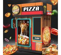 La macchina per pizza fresca self-service 24 ore su 24, distribuzione flessibile e costi operativi ridotti, è un must per i centri commerciali affollati.
