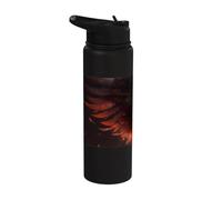 La maestosa ascesa dell'epica fenice Stainless Steel Insulated Water Bottle