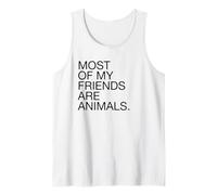 La Maggior Parte dei Miei Amici Sono Animali (Divertente Vegano Vegetariano) Canotta
