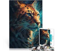 La magia del gatto del Bengala Puzzle da 1000 pezzi per adolescenti Per il divertimento in famiglia Decorazione murale Regali unici per compleanno e Natale 38x26cm