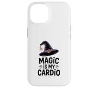La magia è il mio divertimento cardio da strega di Halloween Custodia per iPhone 14