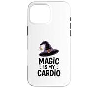 La magia è il mio divertimento cardio da strega di Halloween Custodia per iPhone 16 Pro Max
