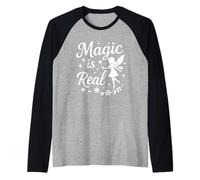 La magia è Un Vero Design da Fata Maglia con Maniche Raglan
