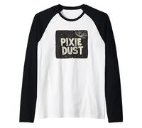 La magia ti aspetta con questo emblema Pixie Dust per ragazzi e ragazze Maglia con Maniche Raglan