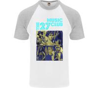 La Maglietta Baseball S/S Da Uomo 27 Music Club