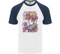 La Maglietta Da Baseball A Maniche Corte Per Uomo Del Carnevale Di Mardi Gras