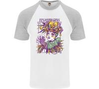 La Maglietta Da Baseball A Maniche Corte Per Uomo Del Carnevale Di Mardi Gras