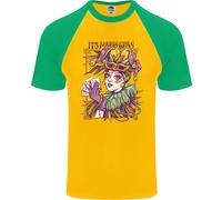 La Maglietta Da Baseball A Maniche Corte Per Uomo Del Carnevale Di Mardi Gras