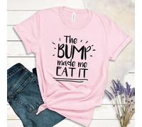 La Maglietta Divertente 'Il Bump Mi Ha Fatto Mangiare' In Gravidanza
