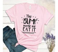 La Maglietta Divertente 'Il Bump Mi Ha Fatto Mangiare' In Gravidanza