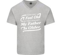 La Maglietta In Cotone A V Per Uomini Del 30°, 40° E 50° Compleanno Di Mio Padre