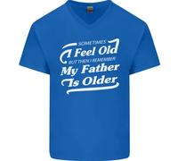 La Maglietta In Cotone A V Per Uomini Del 30°, 40° E 50° Compleanno Di Mio Padre