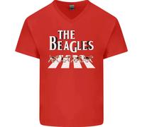 La Maglietta In Cotone A V Per Uomo Con Parodia Divertente Dei Beagle