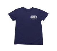 La maglietta originale Beef of Chicagoland - Abbigliamento ispirato alla serie TV The Bear, resistente con stampa digitale vivace - Maglietta The Bear per i fan, blu navy, S