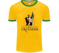 La Maglietta Ringer Dell'Uomo Dei Cavalieri Templari Di San Giorgio