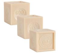 La Maison du Savon de Marseille - Cubo di sapone francese per bucato e lavaggio domestico - Realizzato con olio vegetale biologico - cubo da 600 grammi - Set di 3