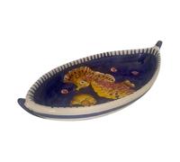 La Maison Unique: Piatto Barca 30cm in Ceramica Vietrese Vietri Dipinto a Mano Amalfi Coast Antipastiera 1704251007