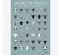 LA MAJORETTE A MOUSTACHE Poster Art, Carta, Vache de France, Format: 50 x 70 cm