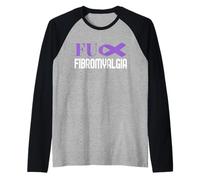 La malattia cronica Supporta la Progettazione della consapevolezza della fibromialgia Maglia con Maniche Raglan
