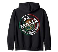 La Mamá mas Chingona Felpa con Cappuccio