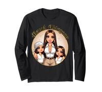 La Mama Mas Chula Cabrona Chingona Curvy Spanish Latina Mom Maglia a Manica
