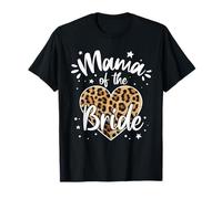 La Mamma della Sposa Ho Amato Il Suo Primo Simpatico Cuore Leopardato Maglietta