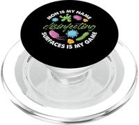La mamma è il mio nome disinfettare superfici è il mio gioco PopSockets PopGrip per MagSafe